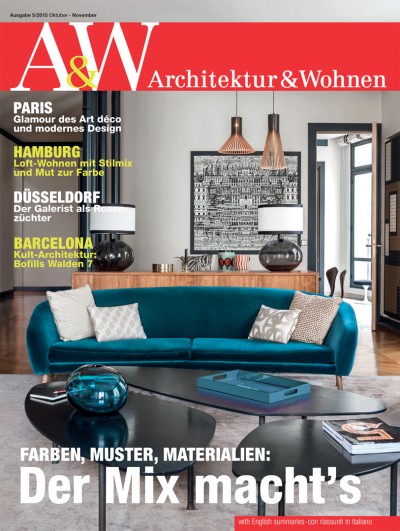Allemagne<br/>Architektur&Wohnen<br/>Octobre-Novembre 2015